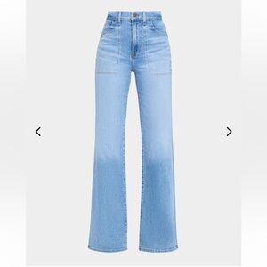 Veronica Beard Crosbie High-Waisted Light Blue Jeans